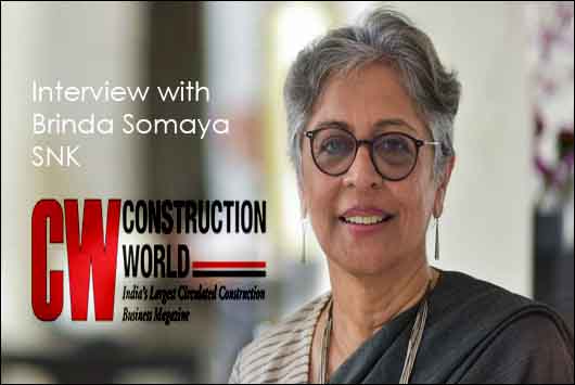 Brinda Somaya - Need constitution on sustainable practices post - COVID construction world