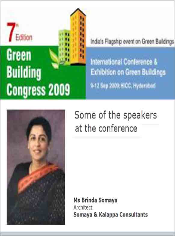 7th Edition Green Building Congress - 2009