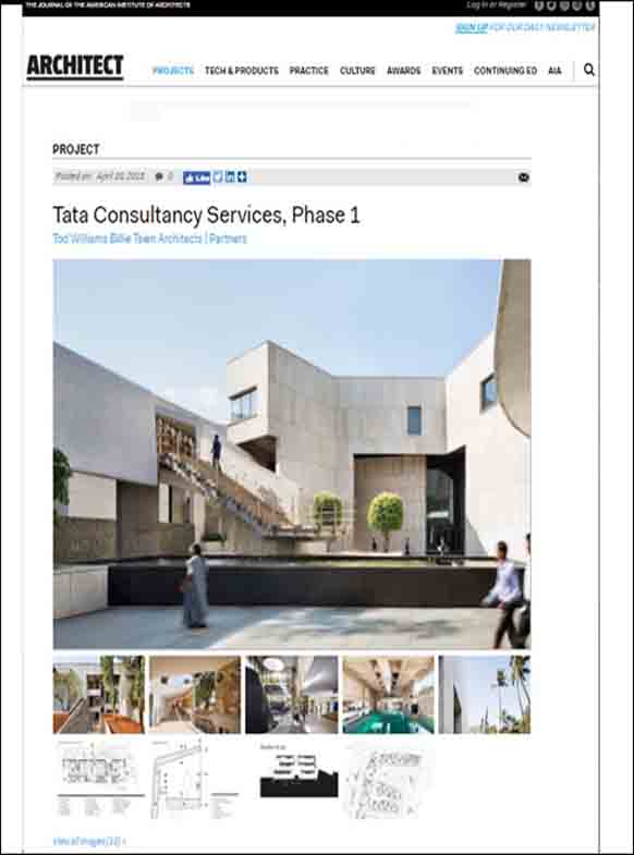 Tata Consultancy Services Phase 1, Architect