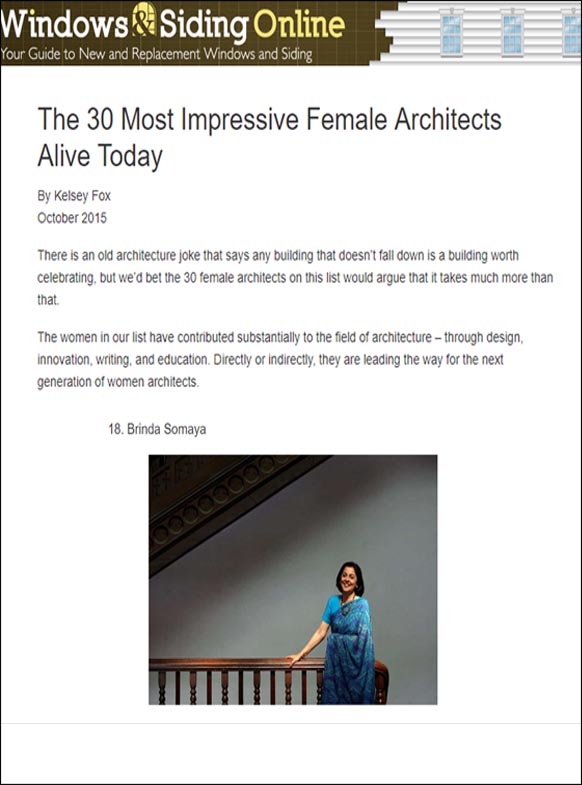 The 30 most Impressive Female Architects Alive Today, Windows & Siding Online