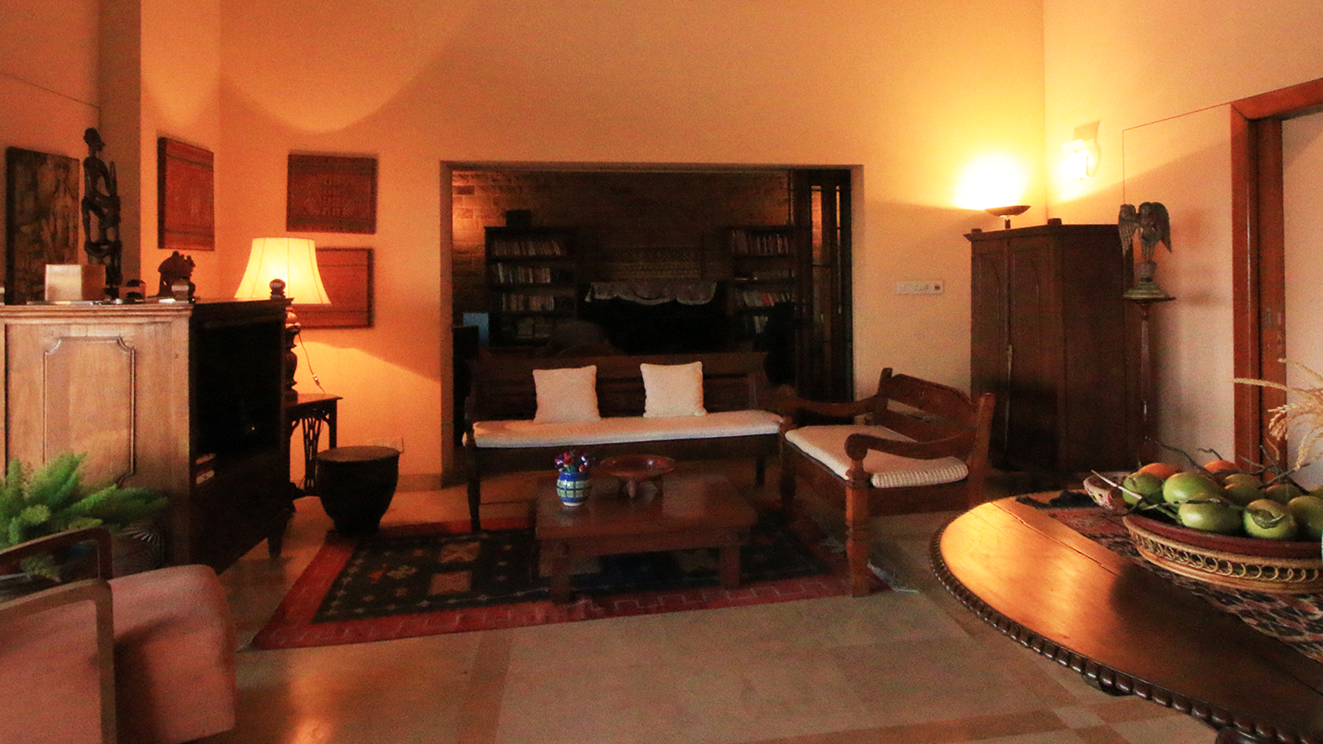 Old Indian House Interior