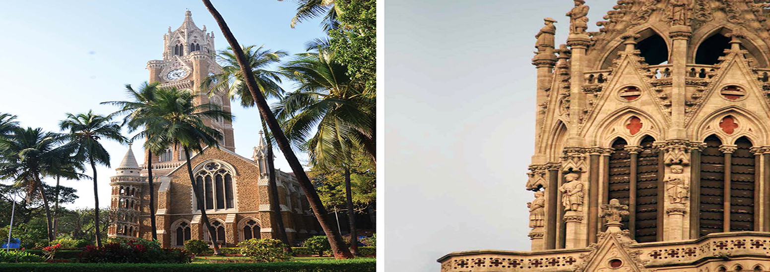 Rajabai Clock Tower and Mumbai University Library Building Mumbai