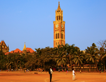 Rajabai Clock Tower and Mumbai University Library Building - Mumbai, Maharashtra